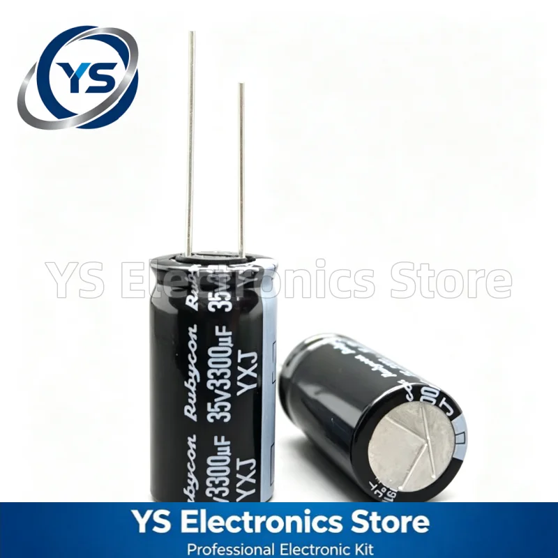 Rubycon YXJ Series 35V3300UF 16x31.5mm 35YXJ3300MSG16X31.5 3300UF35V Electrolytic Capacitor Brand New Genuine Japan 35V 3300UF