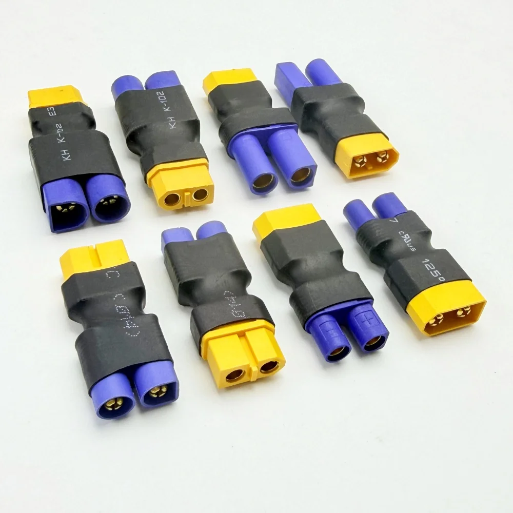 XT60 Male Female to EC5 EC3 Male Female Connector Plug Adapter for RC FPV Vehicle Lipo Battery Esc