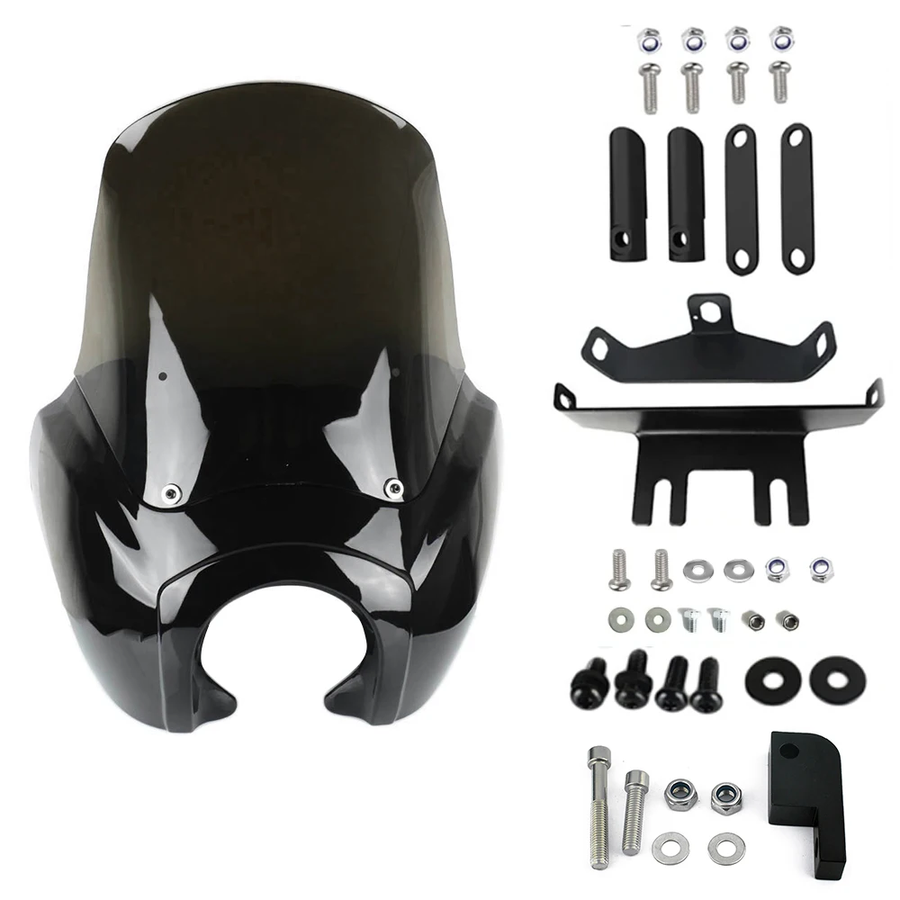 الجبهة الداكنة الدخان كلير CBC كالي TSport هدية لنمط نادي الدراجة النارية ل هارلي دينا ستريت بوب T-Sport FXR