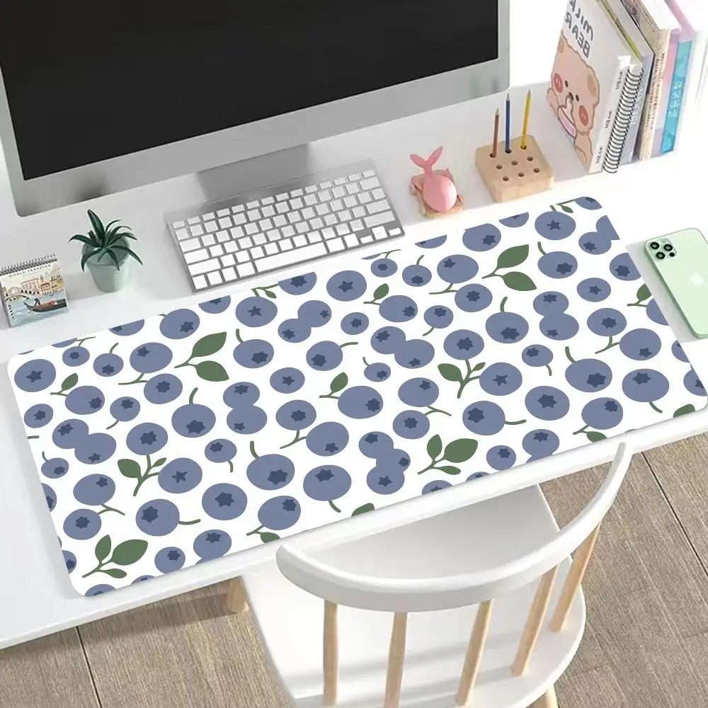 

Cartoon Blueberry Mouse Pad Cute HD Mousepad Pad Extended Gaming Keyboard LargeMousepad 90x40cm XXL Gamer Mousepad
