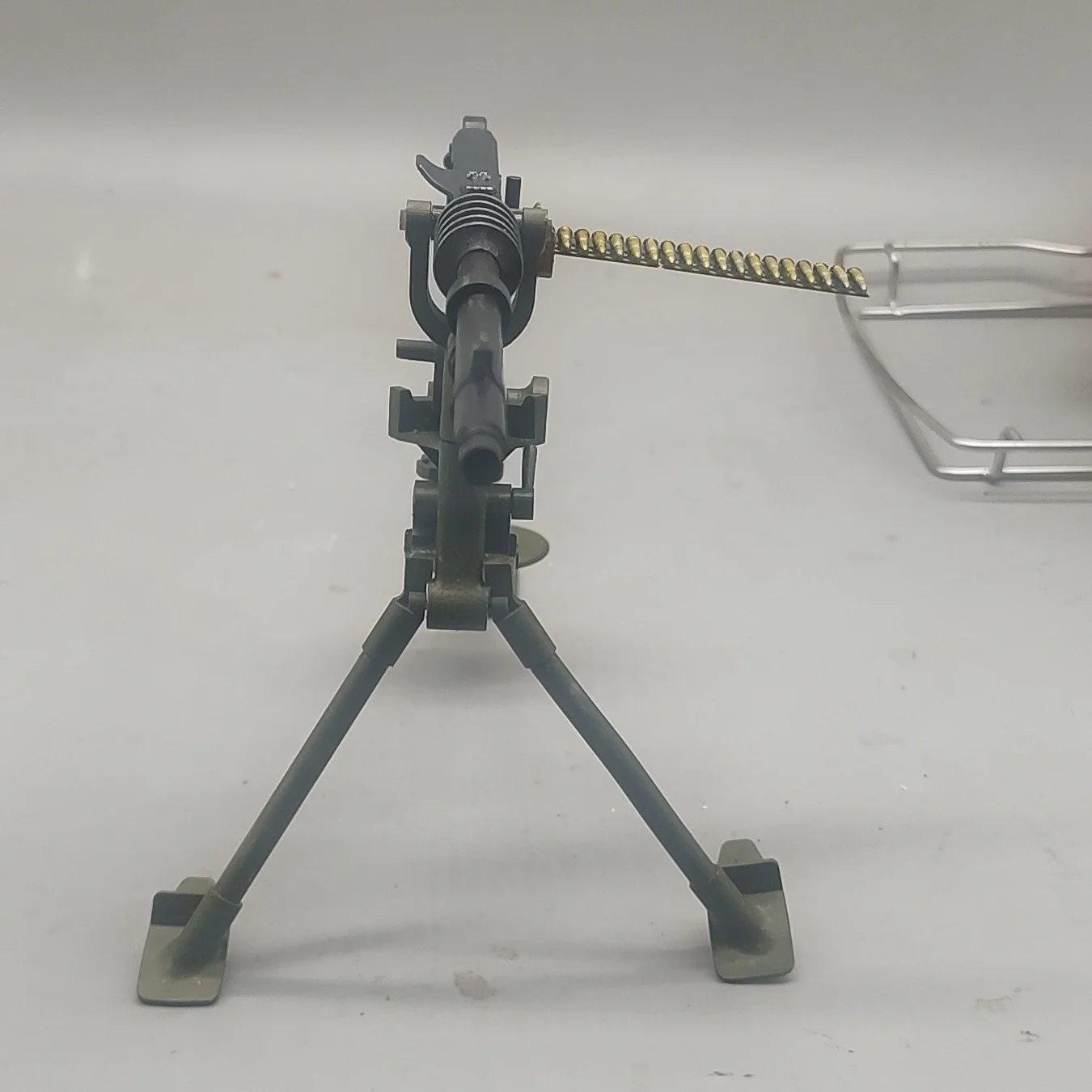 โมเดลปืนกลหนักฮอตช์คิส M1914 ขนาด 1/6 แบบพิมพ์ 3 มิติ ของเล่นปืนจิ๋วสำหรับฟิกเกอร์ทหาร ปรับแต่งได้