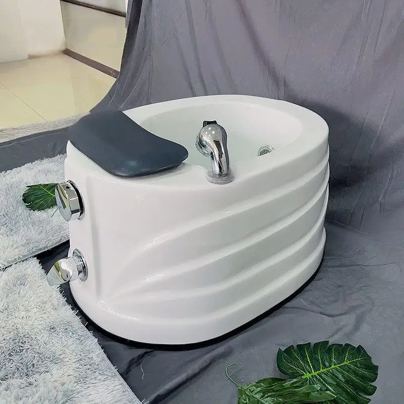 تصفح حمام القدم تدليك كهربائي أضواء ملونة العلاج بالضوء مسمار الفن باديكير حمام القدم الاكريليك