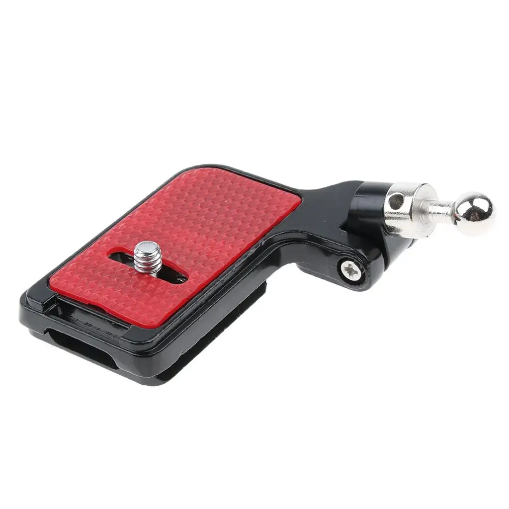 Aluminum Alloy Tripod Quick Release Plate Rapid Attach QR Clamp for Professional Camera Equipment and Gadgets