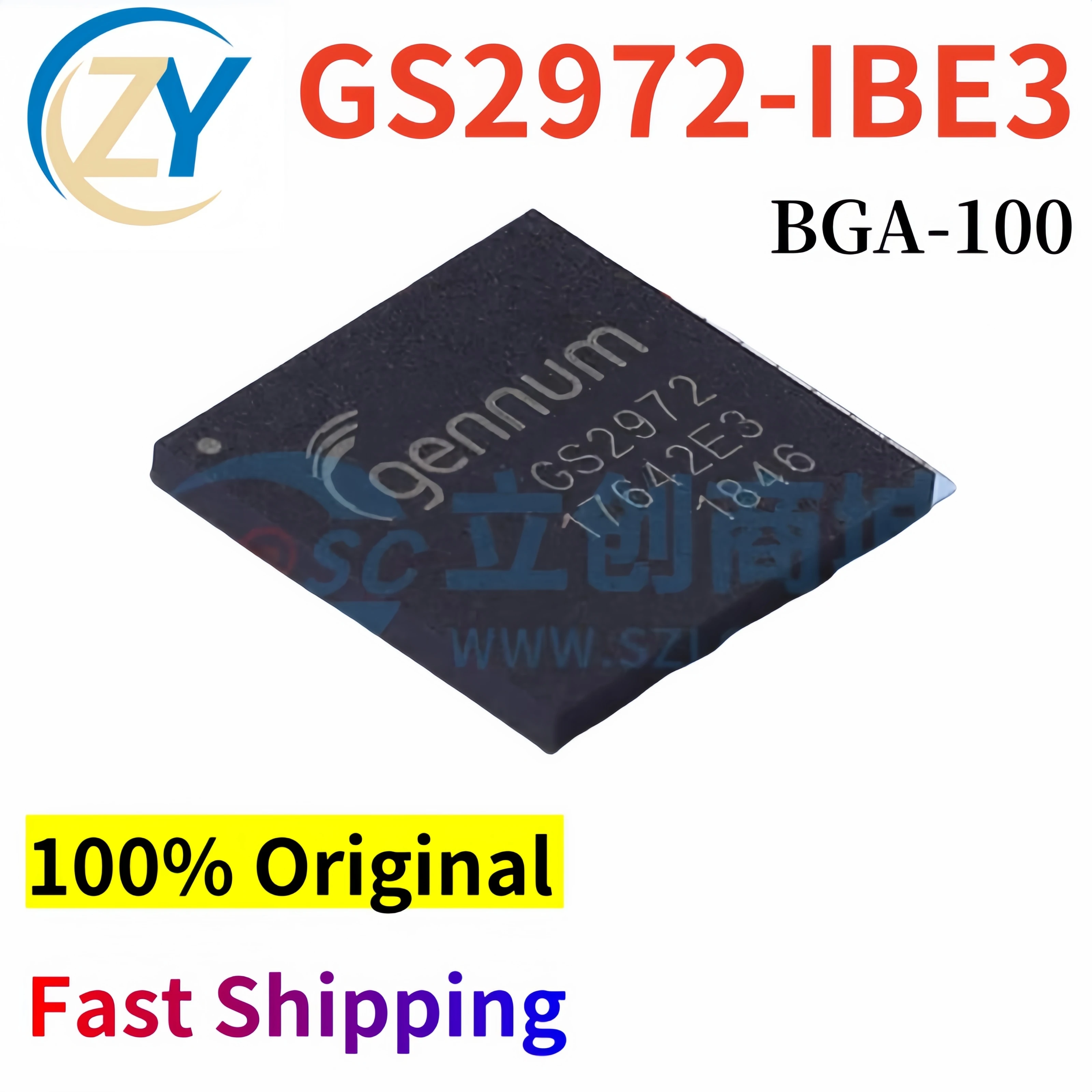 

GS2972-IBE3 Video ICs GS2972 SDI Transmitter BGA-100 100% Original & In Stock