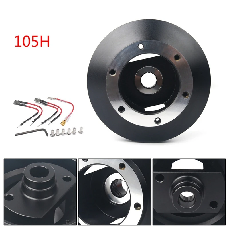 

105H Car Modification Steering Wheel Base Adaptor For Subaru WRX STI08-14