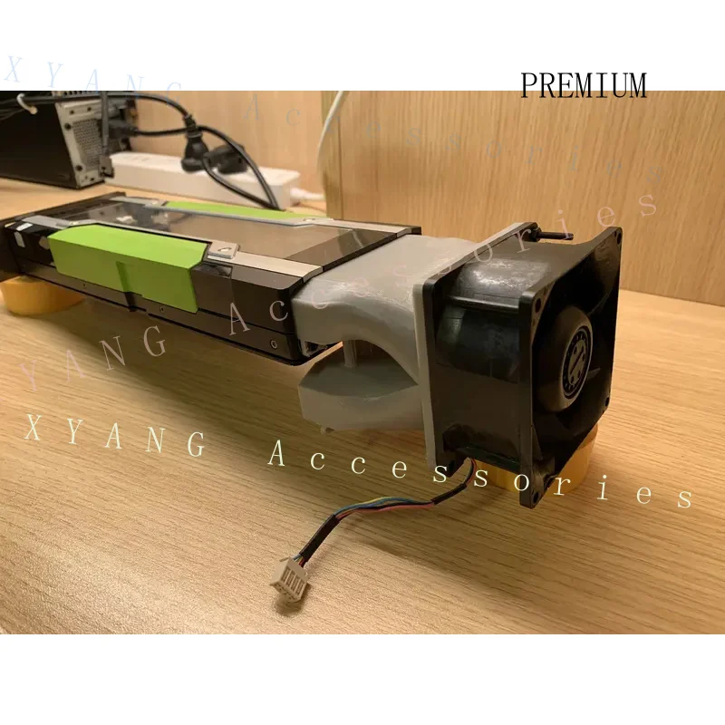 N+ New Active Cooling Upgrade: 8CM Dual Fan Kit for NVIDIA for Tesla P40 / M40 Graphics Cards Dual 8cm Fan Kit, 4-Pin PWM