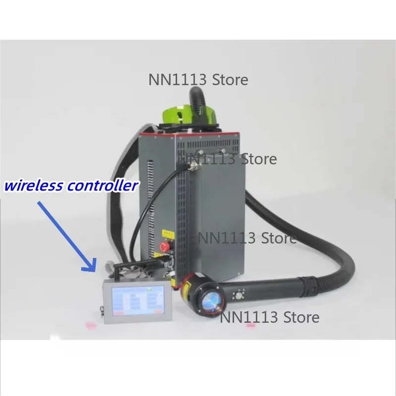 300W  MCQ-300 Fiber Laser Cleaning Machine 1.5mj Pulsed Laser for Car Part Stain Removal Small Business Paint Remover