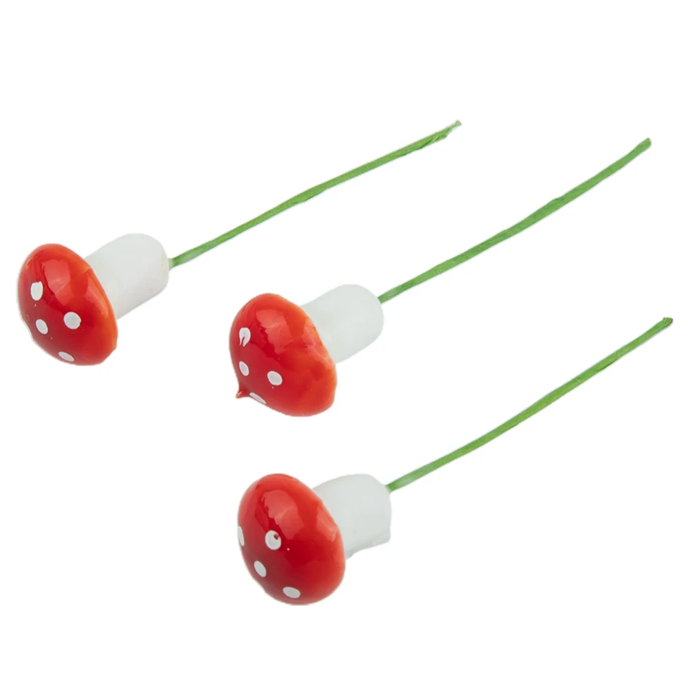 High Quality Brand New Mushroom Statue Lawn Ornament Parts Red Replacement Spare Parts Tool Accessories High Quality