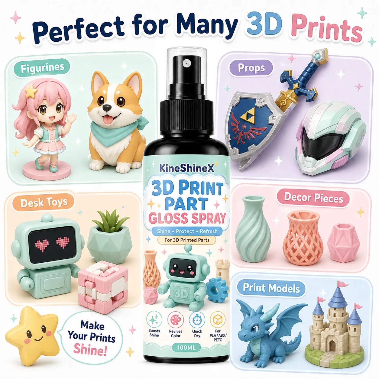 Spray Abrillantador de Piezas - 3D Printing File reseña y precio