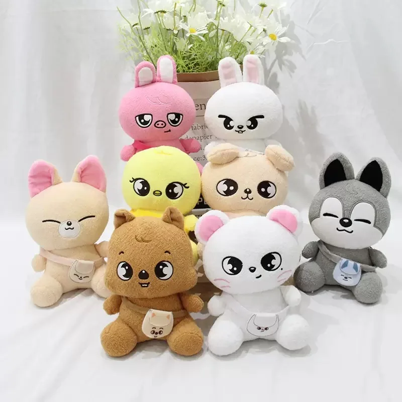 

SKZOO Stray детская кукла плюшевая игрушка Leeknow Hyunjin хлопковая кукла Mao Tong милый кулон окружающие подарки на день рождения