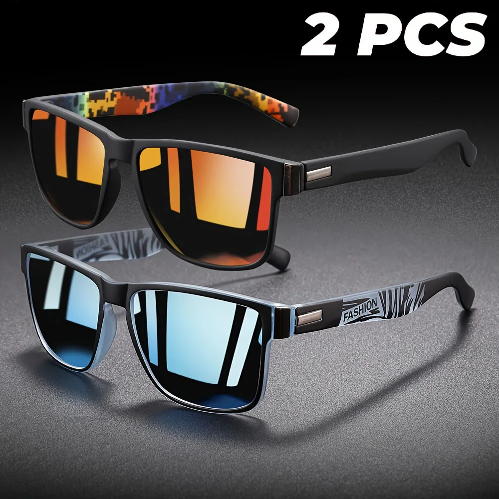 Großhandel 1-2 Stück Unisex Quadratische Vintage Sonnenbrillen Bekannte Marken-Sonnenbrillen Polarisierte Sonnenbrillen Oculos Feminino – Detail 8