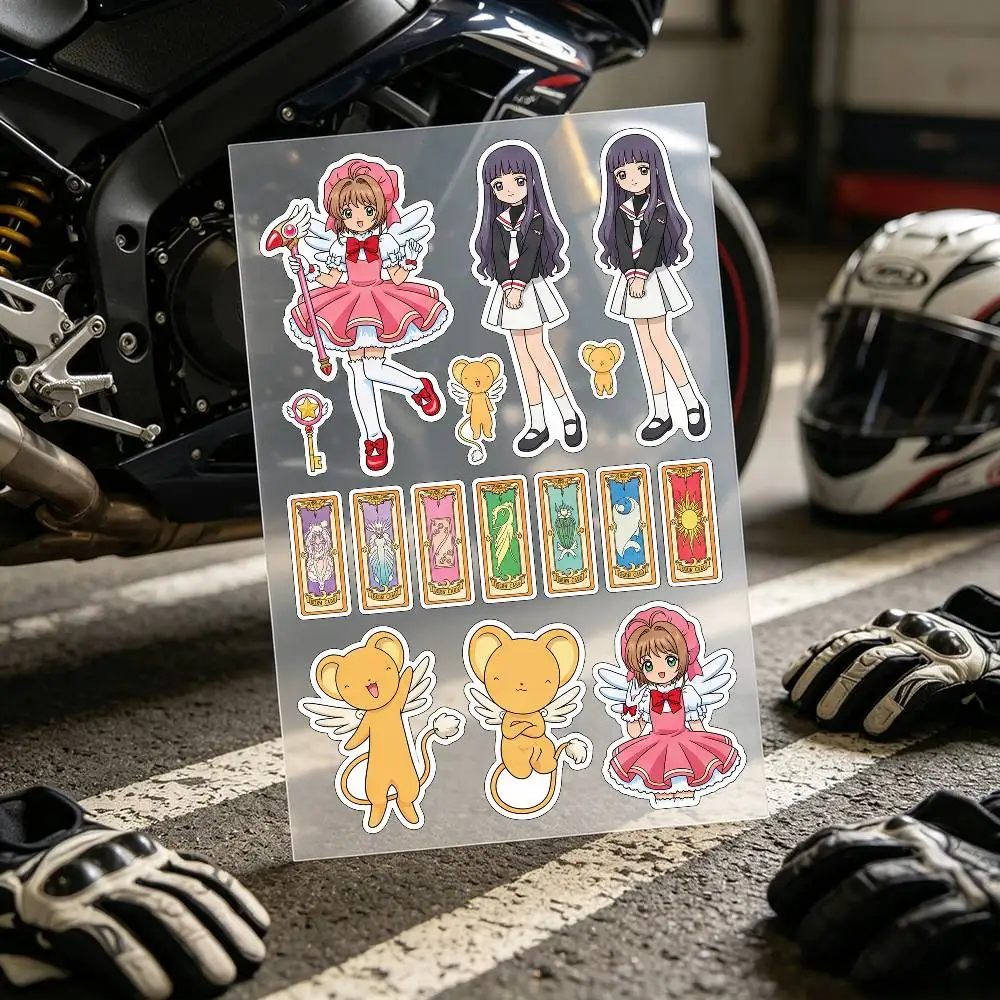 Popular Anime C-Cardcaptor Sakura Stickers Auto Body Bumper Windows Motorcycle Laptop Walls Vinyl Decal Car Tuning Accessories