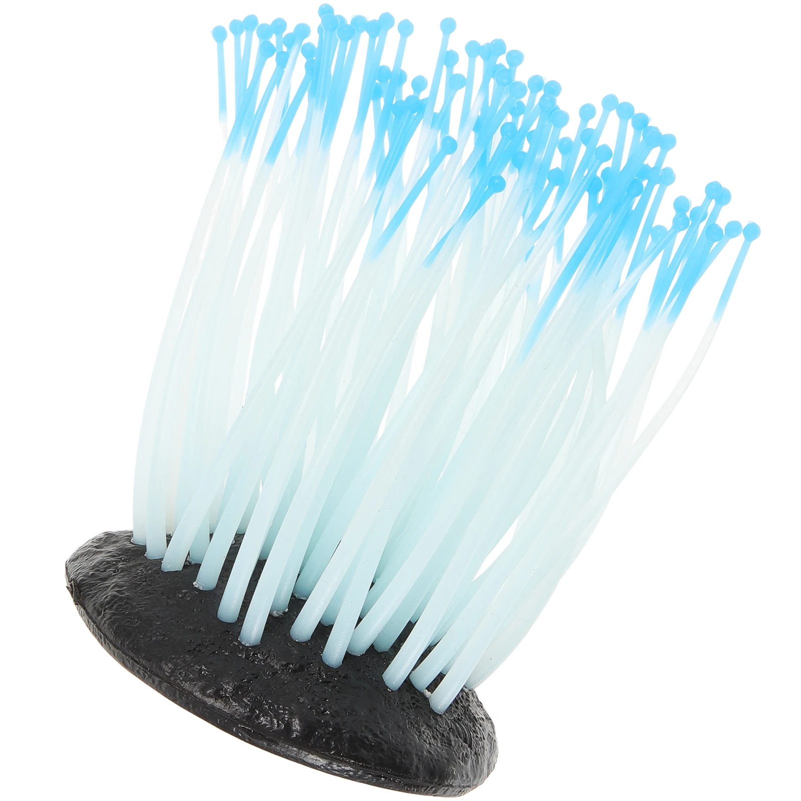 

Lifelike Resin Sea Anemone Night Glow Coral Decor Artificial Aquarium Plants 3D Simulation Fish Tank nament Environmental