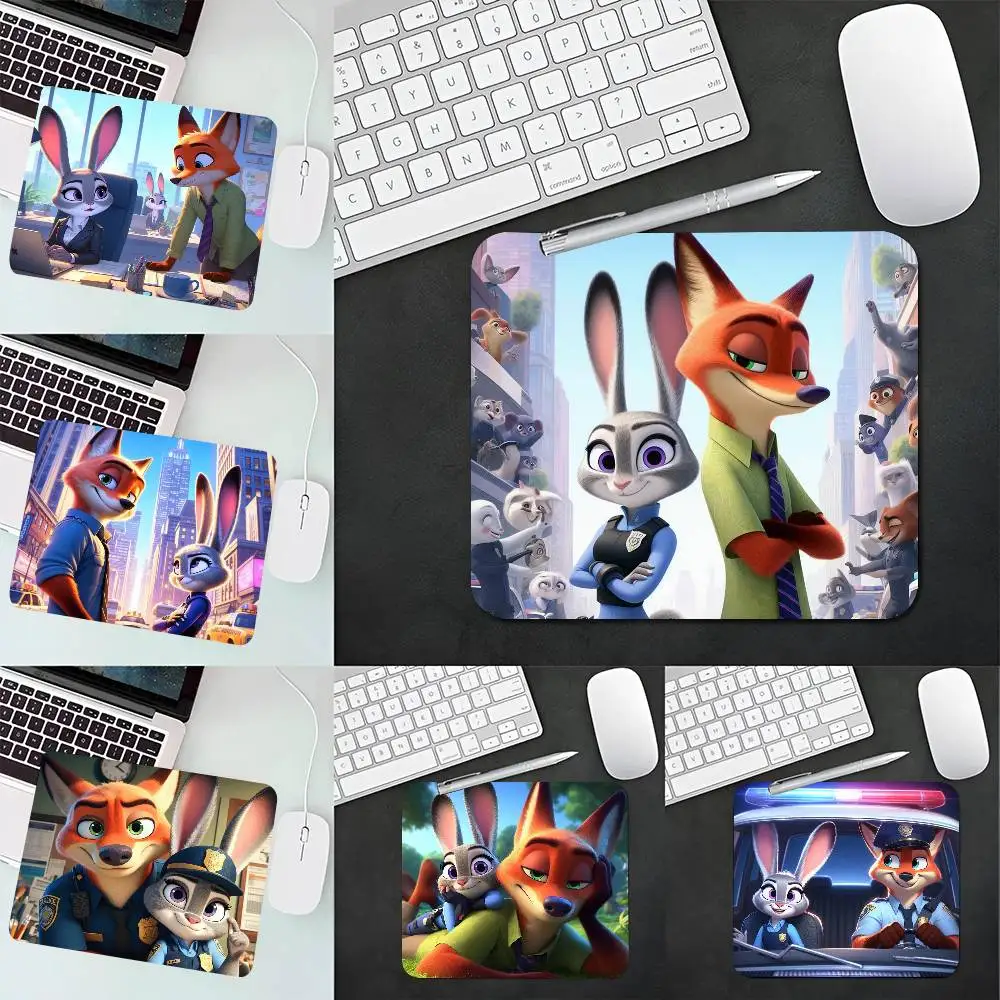 

1pc Cartoon Z-Zootopia 2 Small Mousepad Keyboard Pad Laptop Cushion Non-slip Deskpad