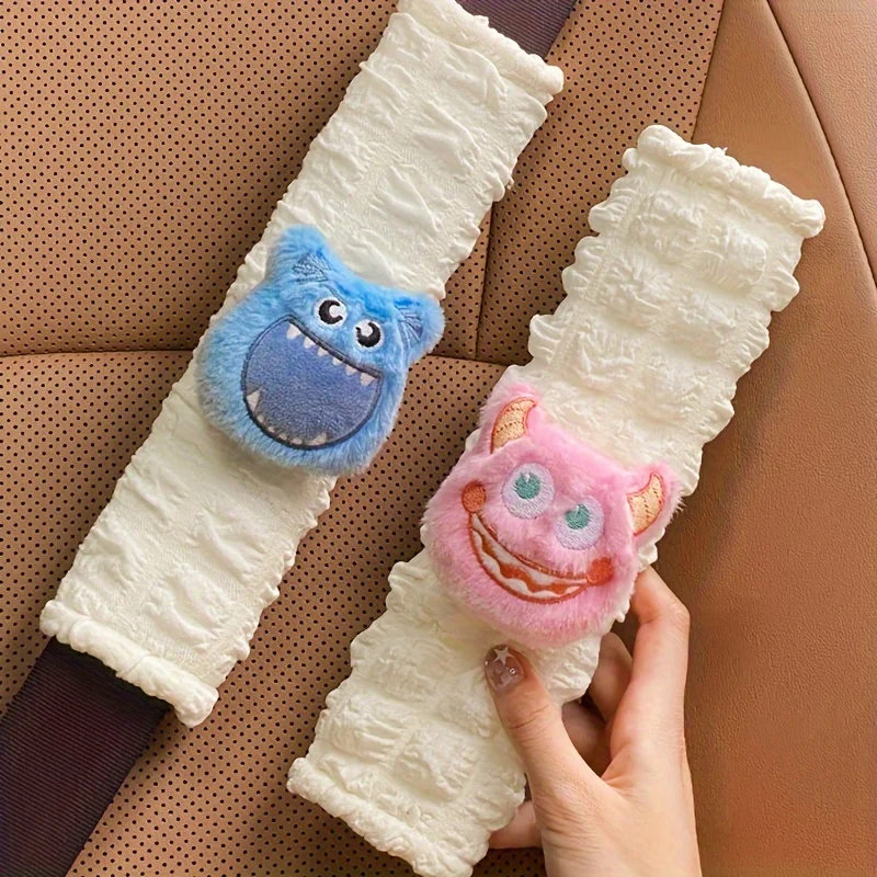 

Плечевой чехол для ремня безопасности, защитный чехол для ремня безопасности, милое мультяшное украшение, универсальный для автомобилей, грузовиков и грузовиков