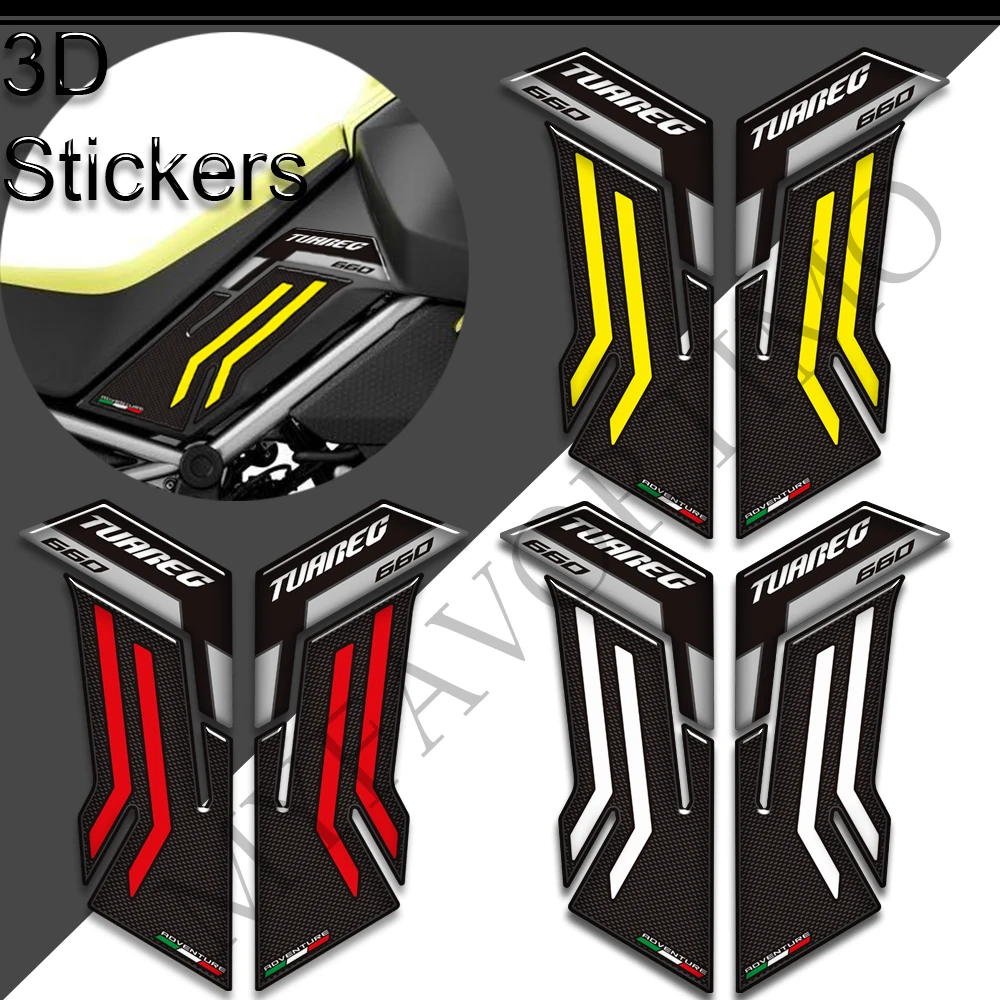 

For Aprilia Tuareg 660 Tuareg660 Motorcycle Tank Pad Grips Gas Fuel Oil Kit Knee Stickers Decals Protector 2022