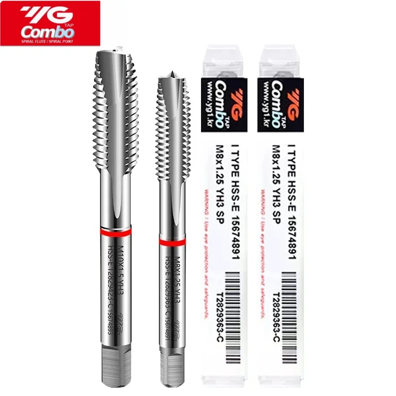 YG T2829 Combo General Thread Pointed Taps M1M2M3M4M5M6M8M10M12M16M18M20-M30 Processing Stainless Alloy Steel Aluminum Cast Iron