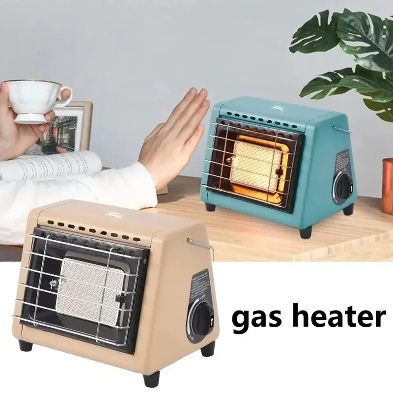 Portable Gas Heater For Winter Outdoor Camping Tent Heater Rapid Heater And Rotating Ignition Anti-Slip Foot Insulating Sheet