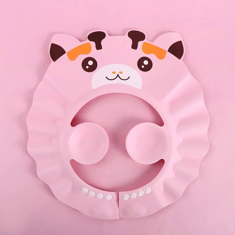 อาบน้ําน่ารักผมล้างหมวกการ์ตูนกันน้ําเด็กวัยหัดเดินป้องกันหู Bath Visor หมวกแชมพูหมวกฝาครอบหมวกอาบน้ําเด็ก