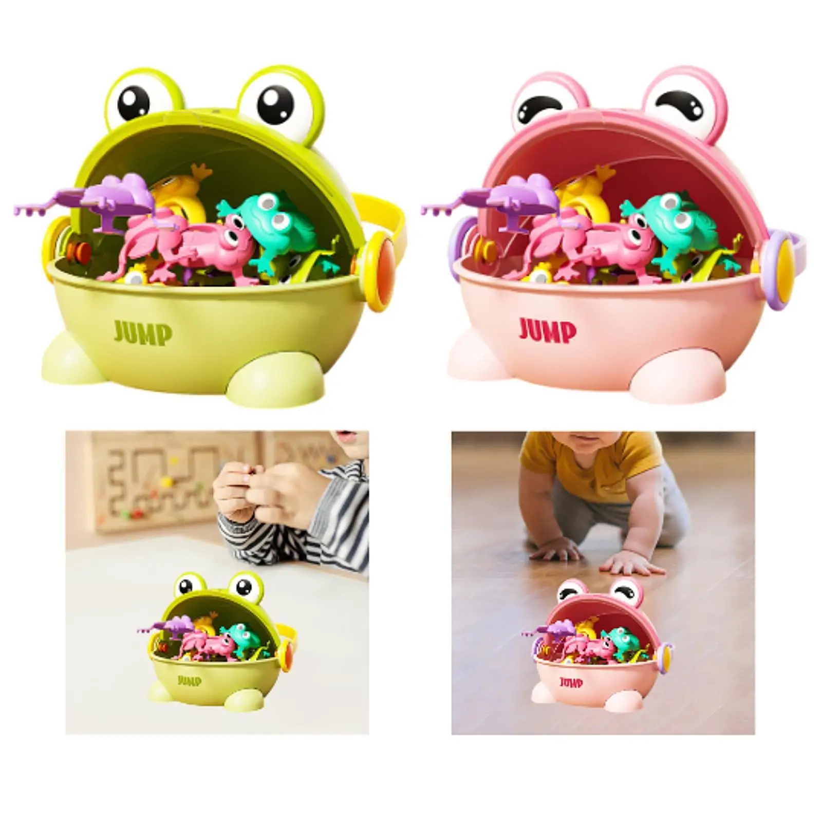 ของเล่นกบกระโดดตลก, คละสี, กบหนังสือเดินทางกระโดด, กบของเล่นกระโดดสําหรับบรรจุถุง,