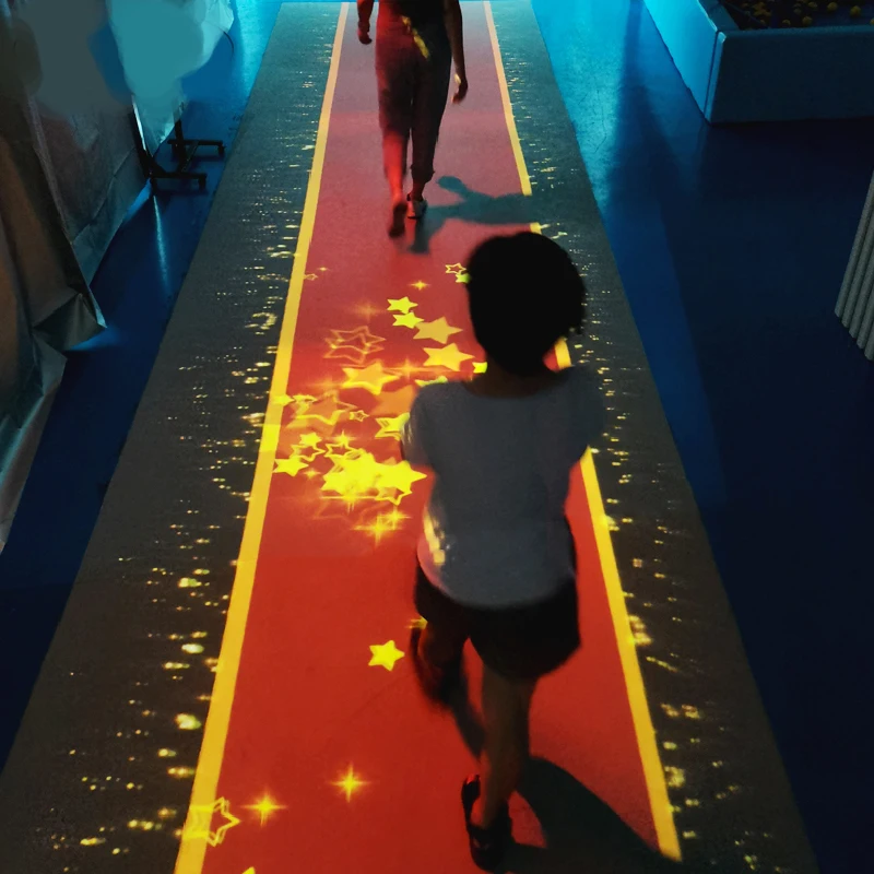 children kids playground ar system interactive floor projector games 3d projection interactive games