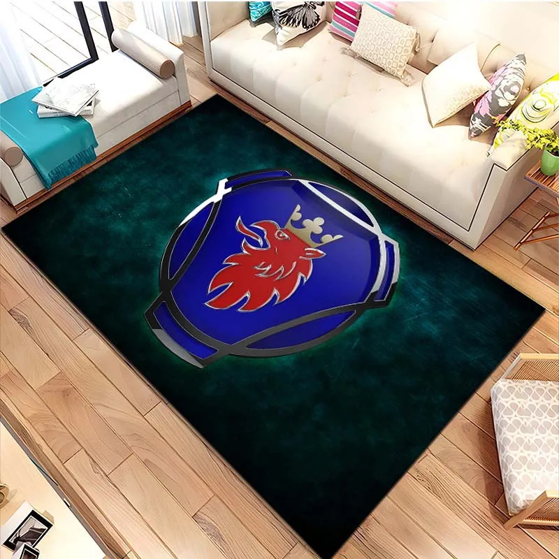 Truck S-Scania Print Carpet Rug for Living Room Bedroom Sofa Doormat Kids Play Non-slip Floor Mat Home Area Rug Home Decor