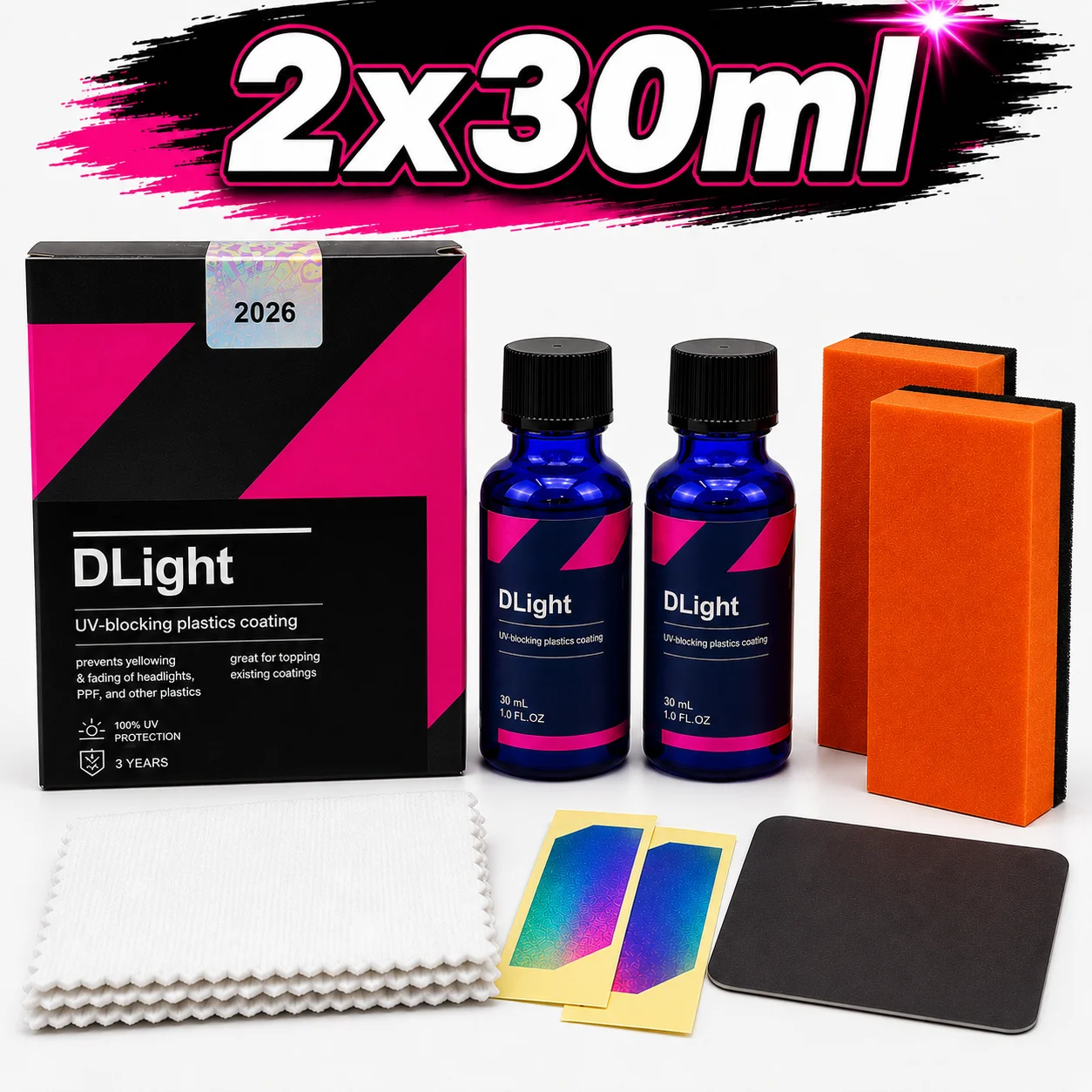 車用cquartz-dlight-uvセラミックヘッドライトコーティング、長持ちする保護コーティング（車のヘッドライトとppfプラスチック用）
