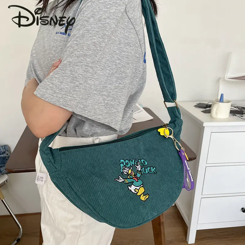 Disney Mickey New Women\'s Bag Fashionable High Quality Lantern Core Women\'s Shoulder Bag Popular Casual Versatile Crossbody Bag