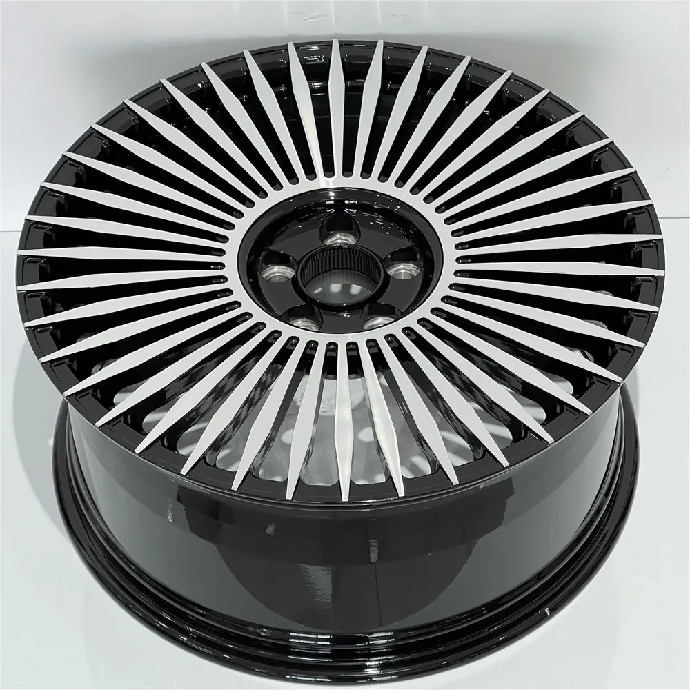 Wheel Forged 5x112 ford F150 18 17 Inch Chrome 6 Holes Go Kart 2 Piece Rims