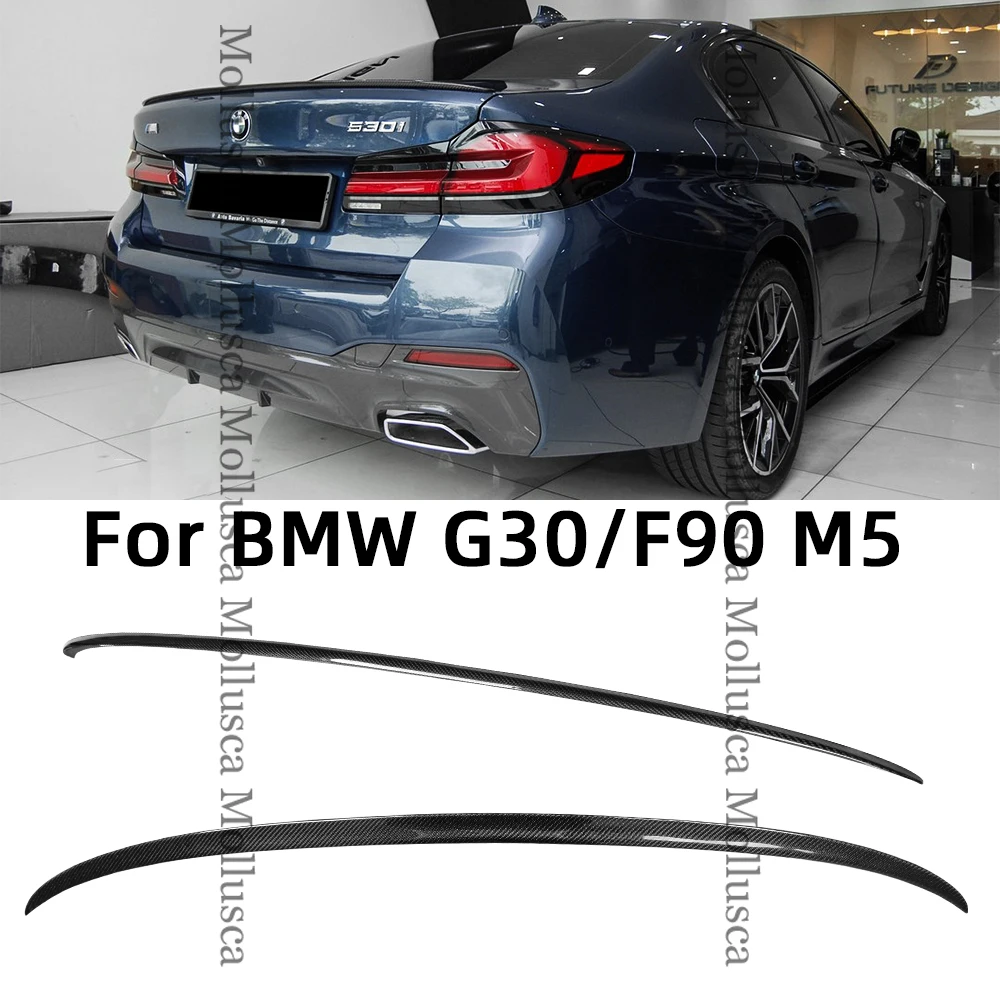 

For BMW 5 Series G30 G38&M5 F90 M5 Style Carbon fiber Rear Spoiler Trunk wing 2016-2023 FRP honeycomb Forged