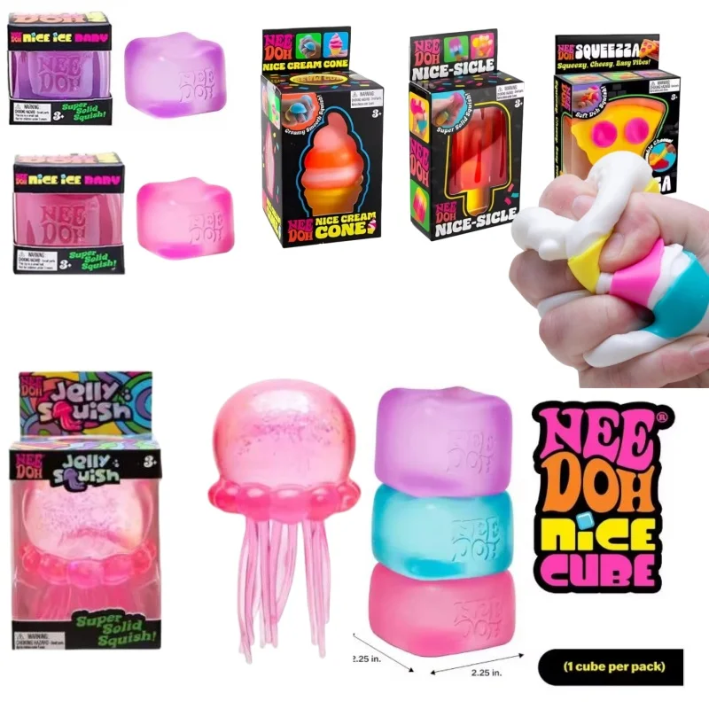 Juguete Antiestrés Nee Doh Jellyfish Cube