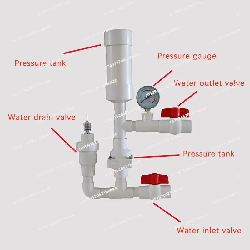 Suitable for No Electricity No Oil High Lift Water Hammer Pump for Mountain, Forest & Agricultural Irrigation,