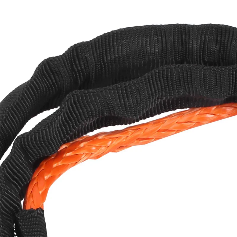 Synthetic Winch Rope, 1/4 X 50Ft Synthetic Winch Rope Line Cable For ATV UTV SUV Truck Boat Winch