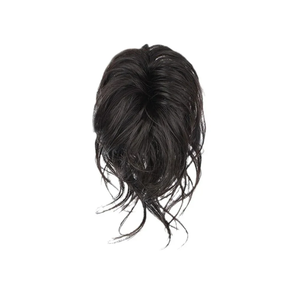 Grampo de garra extensões de cabelo rabo de cavalo longo cabelo encaracolado natural arco cauda cabelo falso para mulheres sintéticas cauda de cavalo preto peruca