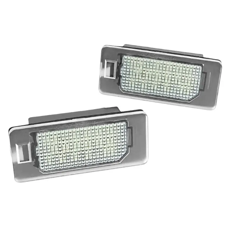 ABHX-Car Rear License Number Plate Lamp For Fiat 500X 2014-2019 LED License Plate Light Assembly