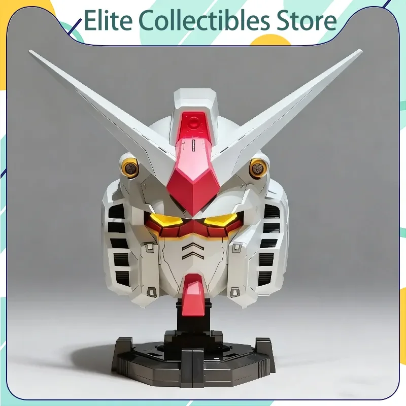 Figuras de Acción Rx-78-2 Ganso Yuanzu, Casco de Cosplay de la Exposición de Cómics, Versión Luminosa, Adorno de Escritorio, Juguetes de Moda, Regalo