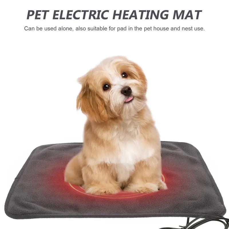 Pet Electric Blanket Winter Warming Pad Cat Dog Heated Nest Waterproof Warmer Power-Off Protection Bite-Resistant Mat Bed