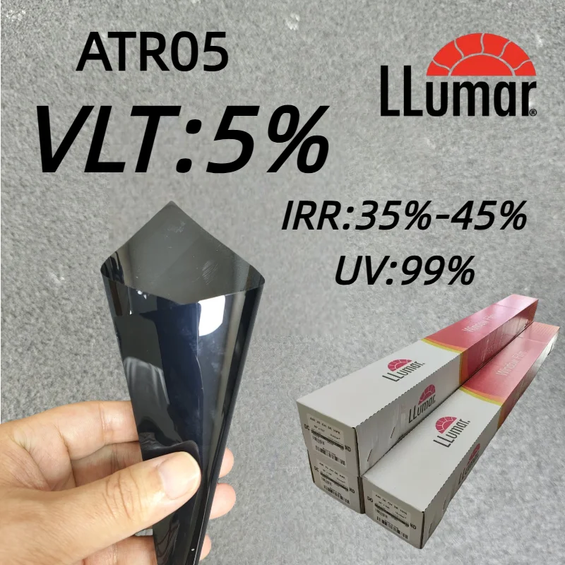 LLumar High Heat Insulation Window Tint Film Premium Nano Carbon 5% VLT UV 99% Signal Friendly HD Clear Durable PET Sun Film
