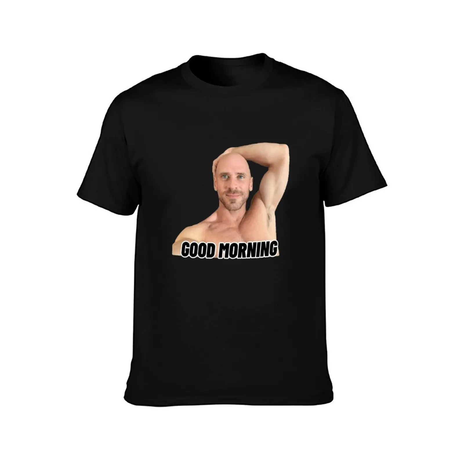 Johnny Sins Good Morning T-Shirt Athletic Quick Dry for Men T-Shirt