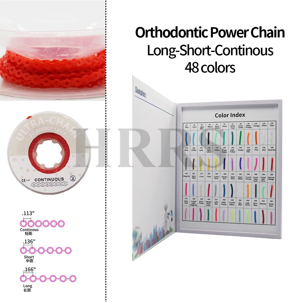 

Ортодонтические эластичные элементы непрерывного размера