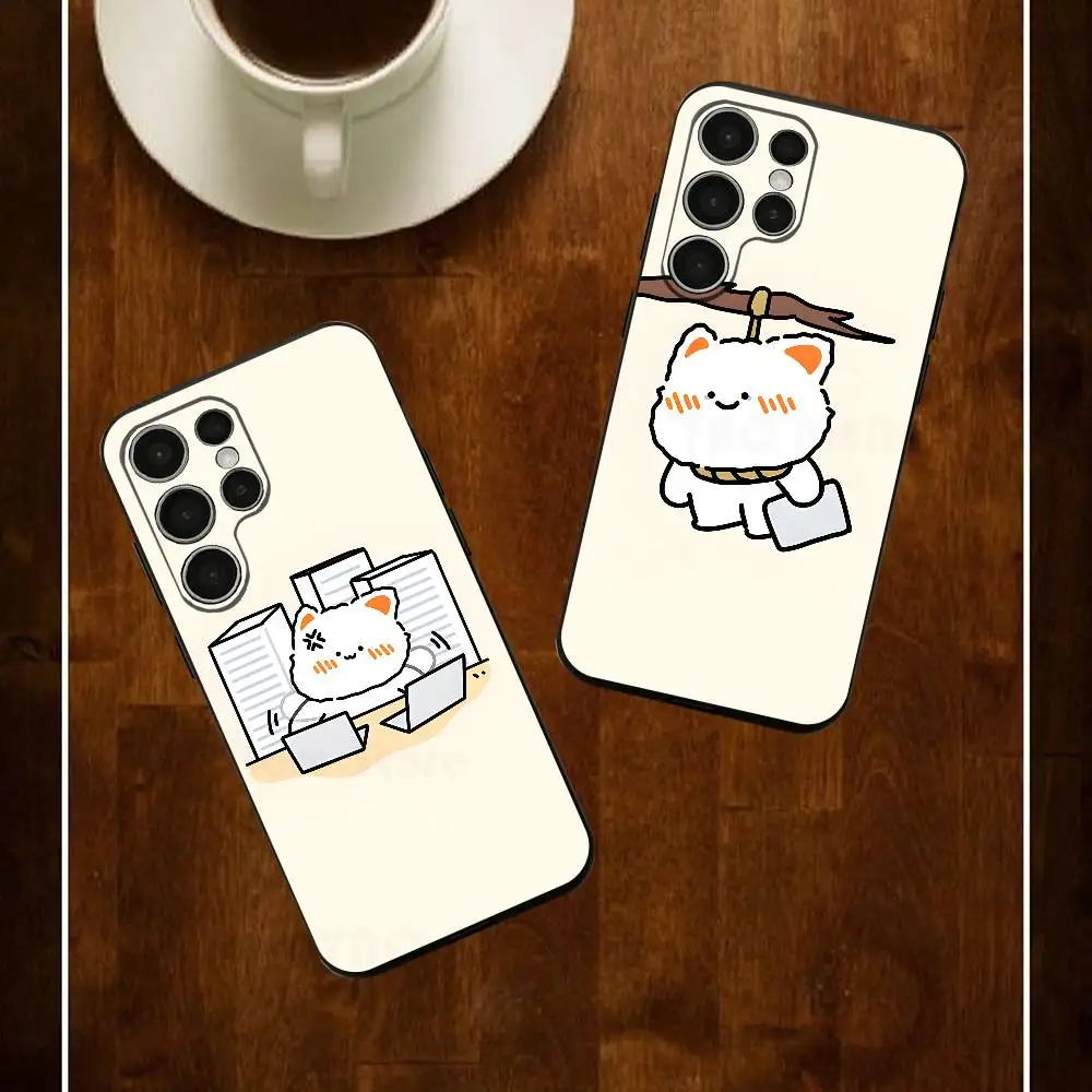 

Mental State of Worker Phone Case For Samsung S24 25 23 22 21 20 Plus Ultra 5G Lite Shockproof Cover