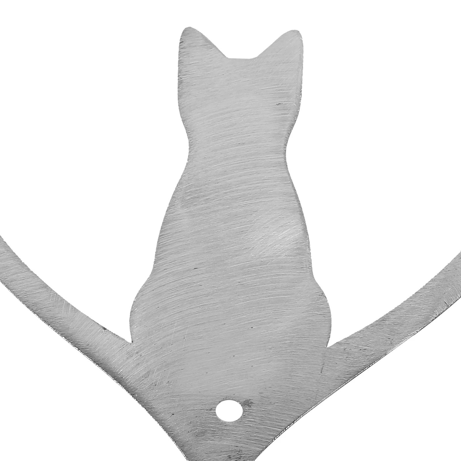 

Metal Cat Hanging Decor Heart Shape Cartoon Iron Pendant Home Garden Wall Hanging Cat Decoration Sculpture Elephant Wind Chime