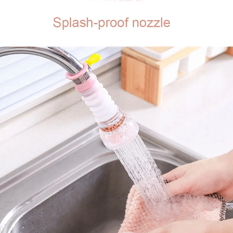 360 Degree Rotatable Spray Head Tap Durable Faucet Filter Nozzle 3 Modes Kitchen Gadget Nozzle Tap Filter Faucet F132