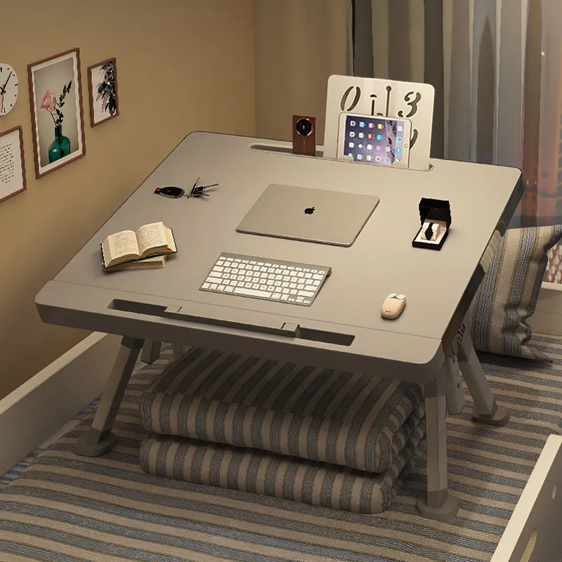 AOLIVIYA Sofa Floor Coffee Tea Table Portable Bed Folding Table Liftable Simple Study Computer Desk Dorm Student