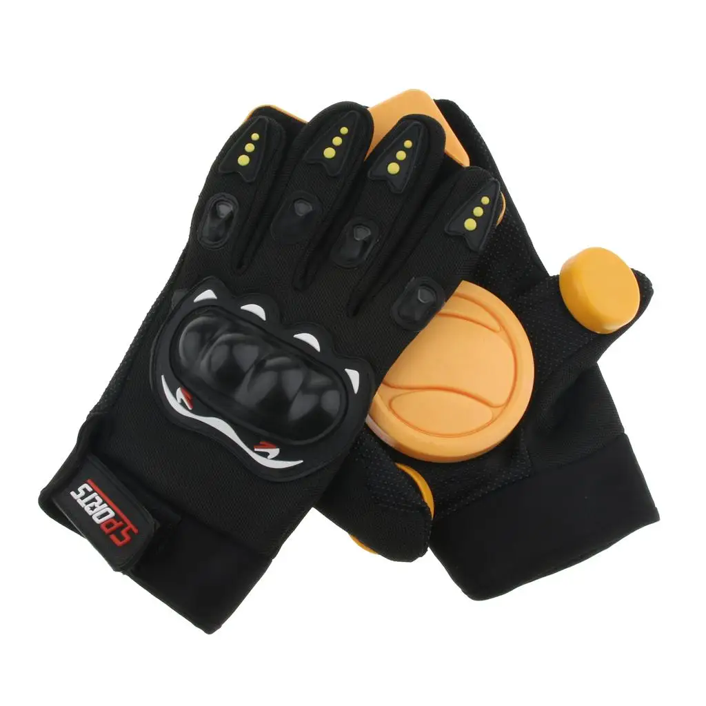 

Ventilated Downhill Slider Gloves Nylon Slide Sleeve Adjustable Protection Gear for Longboard Roller Skating