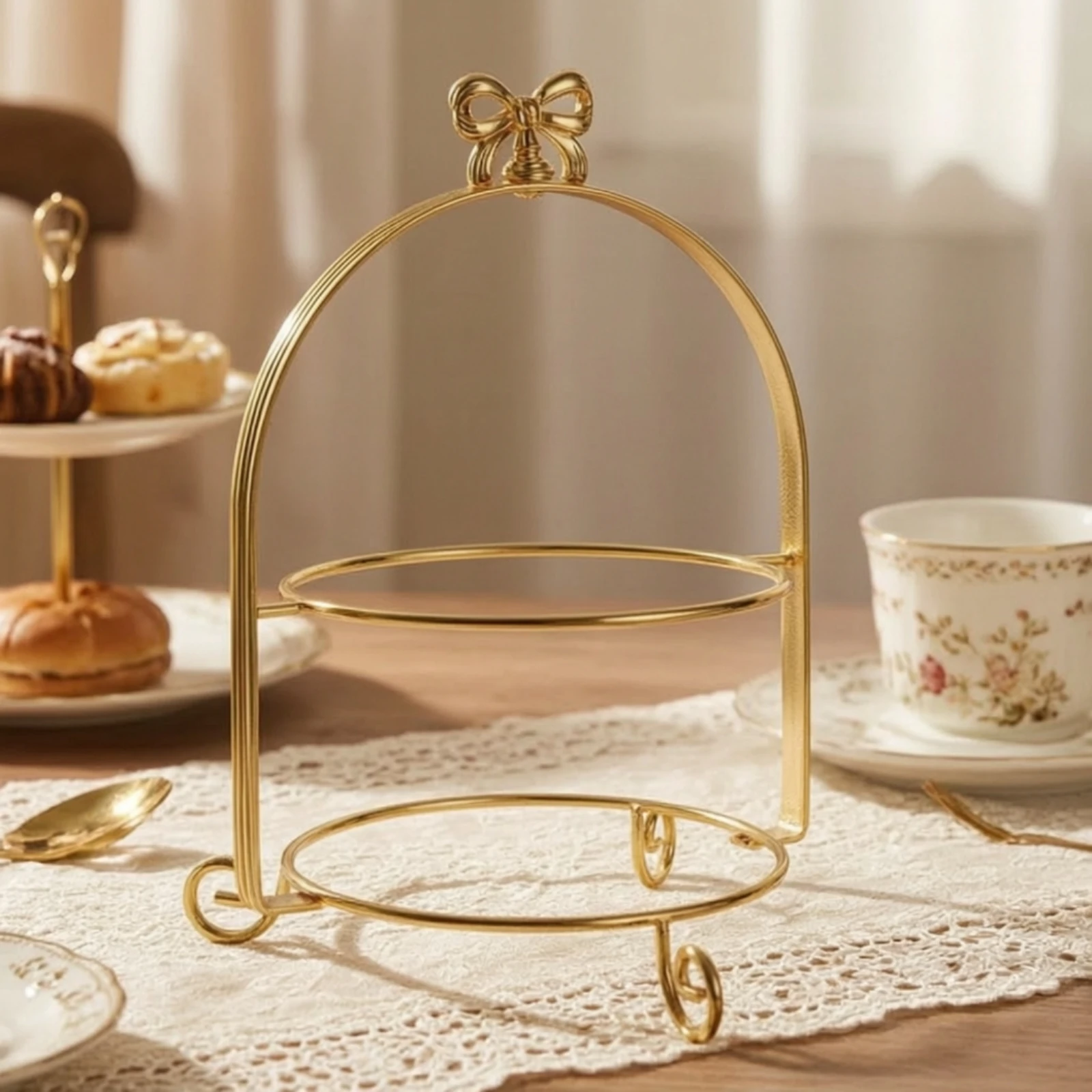 2-Tier Dessert Stand Decorativ - огляд і ціна Cupcake Stand Tier