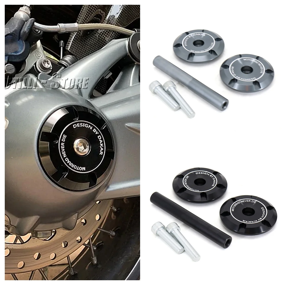 

Motorcycle Wheel Fork Axle Cover Frame Sliders Crash Pad For BMW R NINE T R9T Pure Racer Scramble Urban G S Falling Protection
