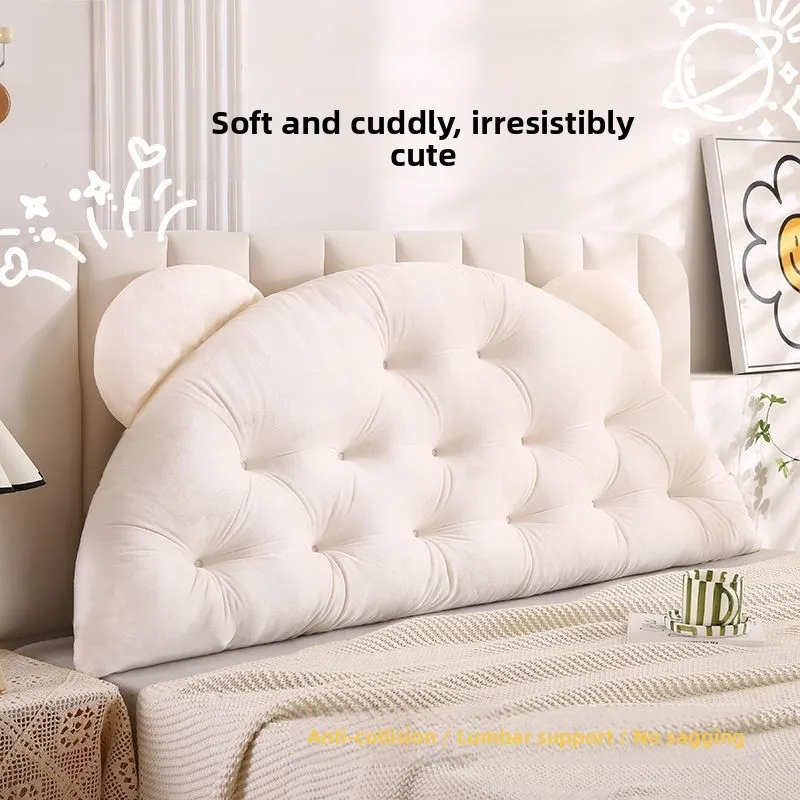 

2026 New Princ Sle Bede Pillow Tat Lumbar Support Soft Cuion Dormi Reading And Gng Large Pillow