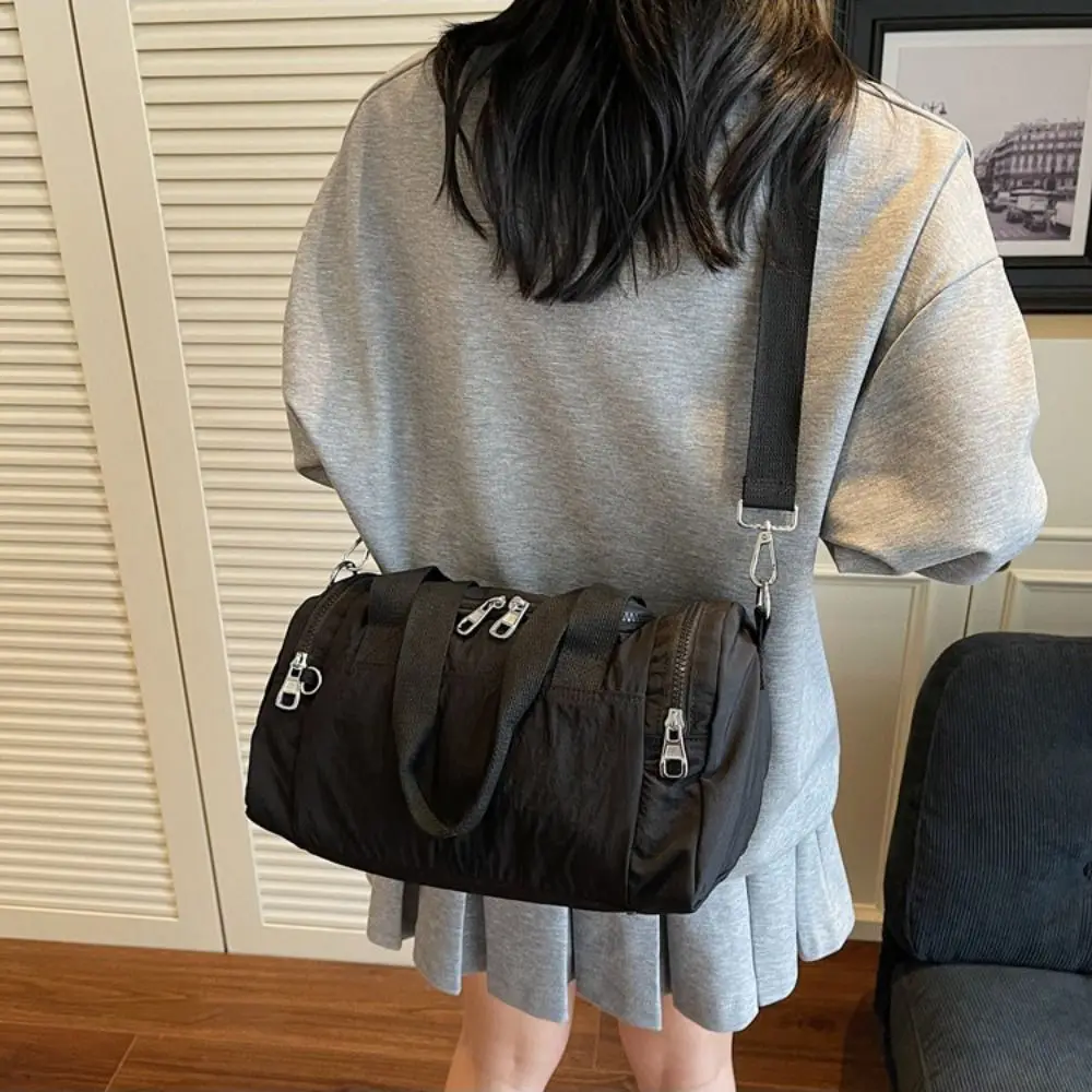 

Легкая нейлоновая дорожная спортивная сумка с разделением для влажной и сухой уборки, портативная дорожная сумка для багажа, прочная сумка через плечо для деловых поездок