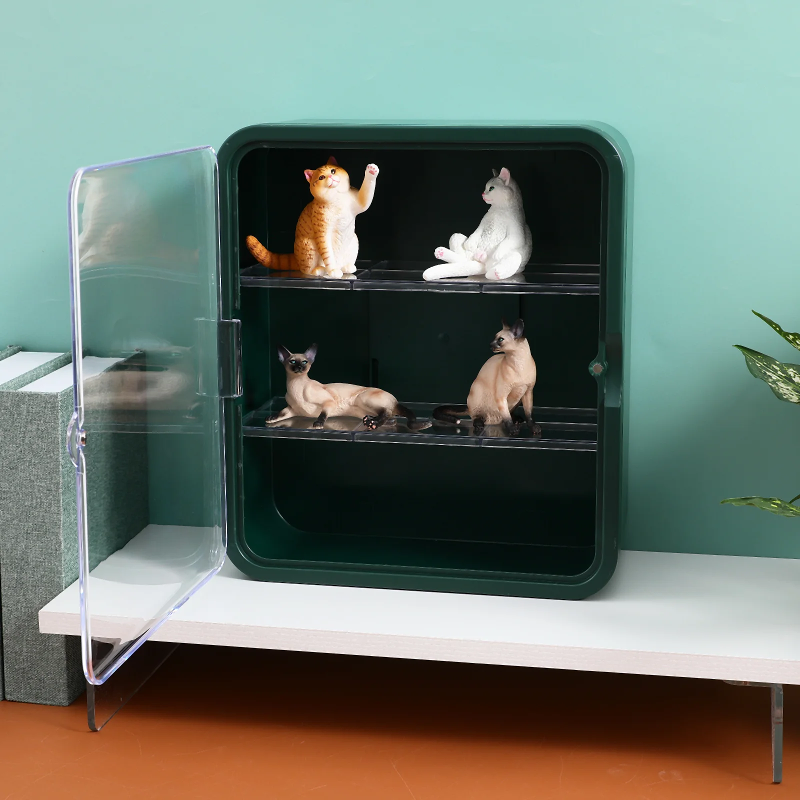 Présentoir anti-poussière pour collectionneurs, étui pour figurines, modèle d'armoire, support d'action pour bébé